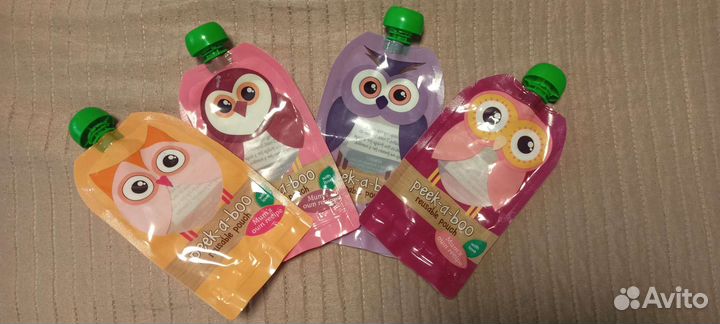 Многоразовые контейнеры для детского питания новые