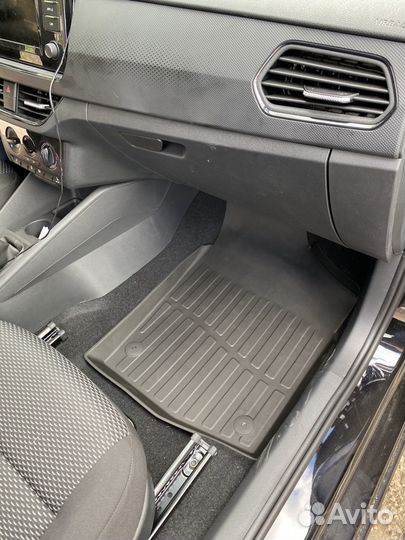 Коврики в салон Volkswagen Polo 2020-нв (новые)