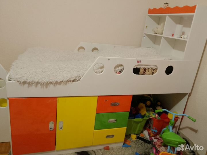 Детская кровать чердак