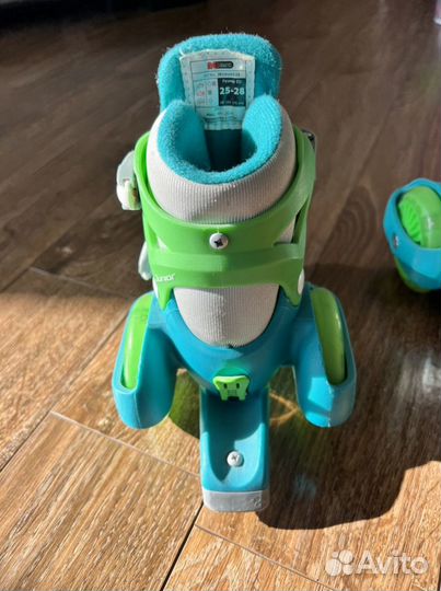 Ролики раздвижные р.25-28