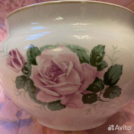 Супница с крышкой фарфор