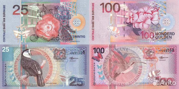Банкноты Суринама