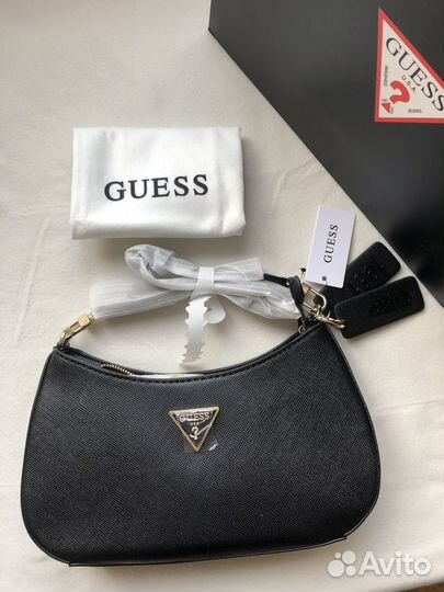 Сумка черная guess оригинал