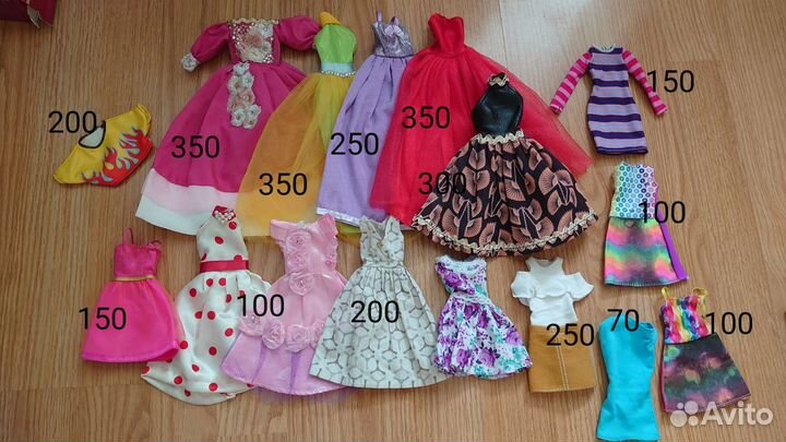 Обувь, сумки для барби, братс, монстр, паола