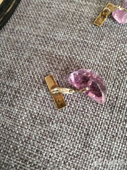 Запонки серебро