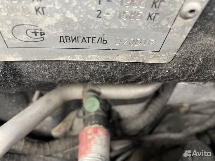 Двигатель ssangyong actyon d20dtr