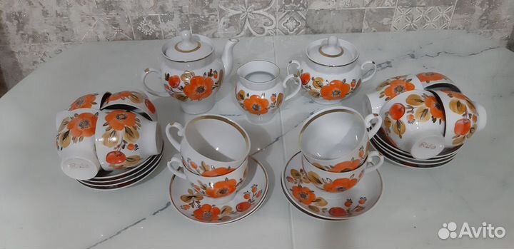 Чайный сервиз СССР новый