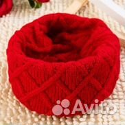 Снуд шарф шерстяной теплый