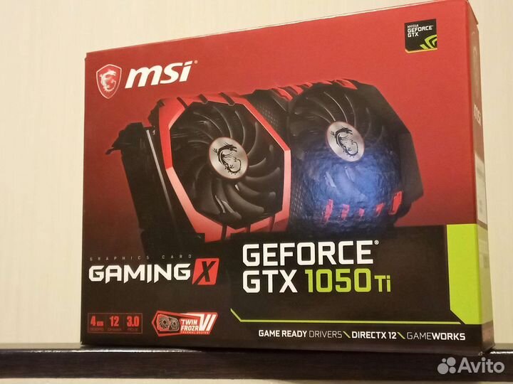 Msi GTX 1050 Ti 4gb gaming X