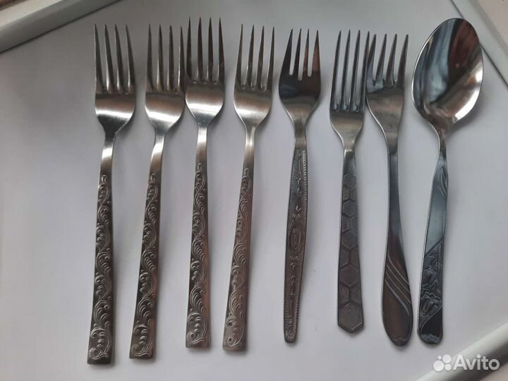 Ложки вилки нержавейка СССР