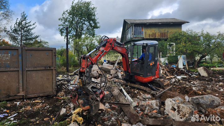 Спил деревьев. Корчевание пней. Расчистка участка