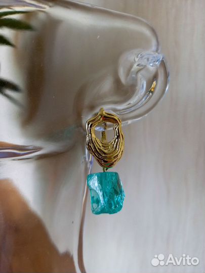 Серьги Льдинка