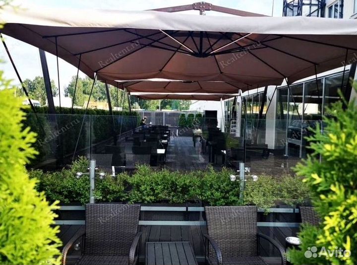 Зонт на двойной опоре N116