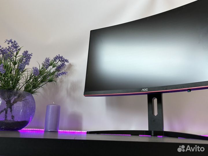 Игровой Изогнутый Монитор Aoc 24