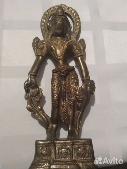 Статуэтка латунная, индийское божество