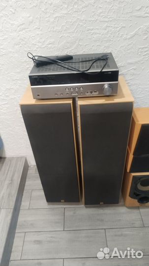 Акустика JBL 5.2 ресивер yamaha 4K