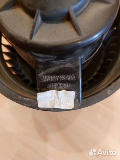 Моторчик печки nissan juke