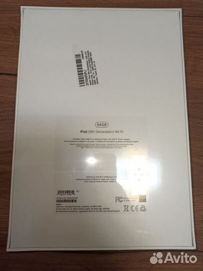 Планшет Apple iPad 9 2021 64Gb Wi-Fi A2602 Space G