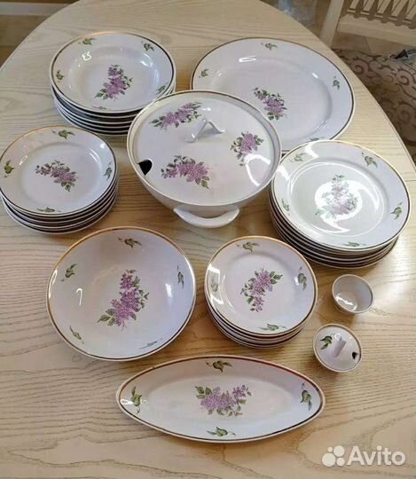 Сервиз столовый Сирень Дулёво