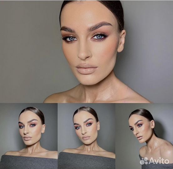 Прическа и макияж в студии