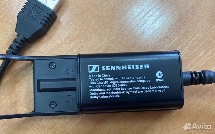 Переходник звуковуха к Sennheiser PC 163 D