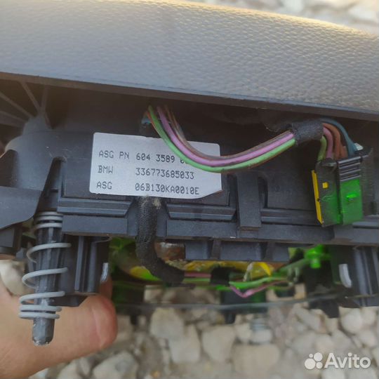 Bmw e65 e66 подушка безопасности в руль