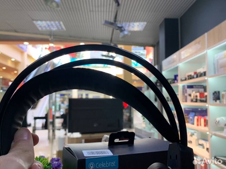 Наушники игровые проводные с микрофоном