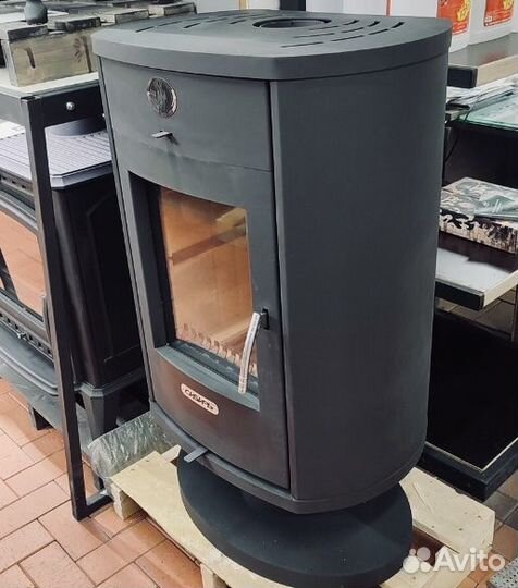 Печь-камин стальная 