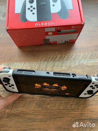 Nintendo switch oled 64гб с играми + подарки