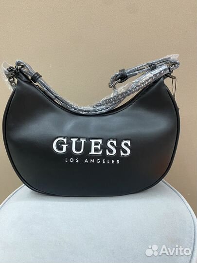 Сумка багет на плечо женская guess