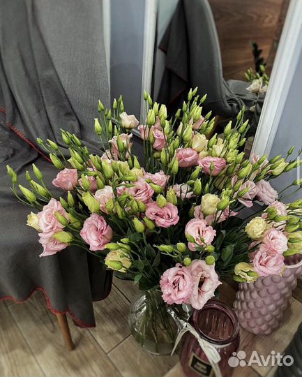 Эустома Лизиантус букеты цветы доставка 24/7