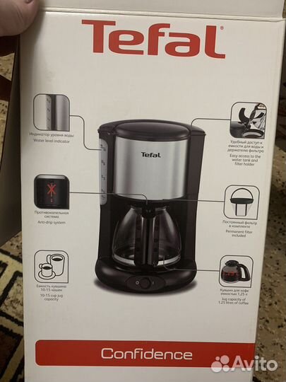 Кофеварка tefal CM361838