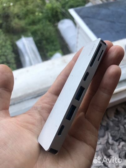 USB хаб переходник адаптер macbook