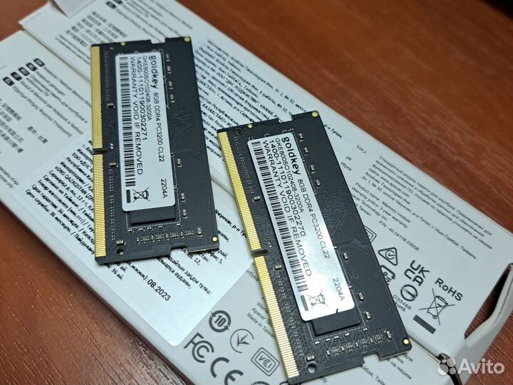 Улучши свой ноутбук Память ddr4 16gb sodimm 3200