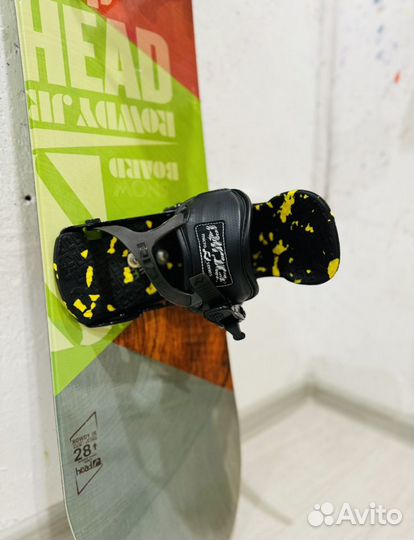 Сноуборд Head Rowdy JR 128 + крепы Ride Micro