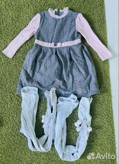 Тёплые вещи на девочку 4,5,6 лет пакетом