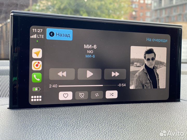 CarPlay Audi Яндекс навигация, пробки, камеры