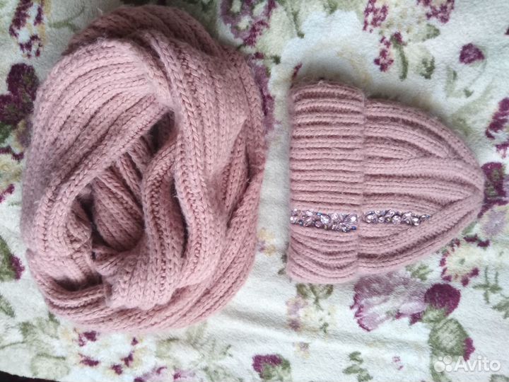 Комплект шапка+снуд