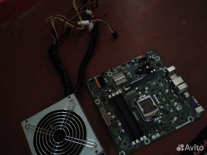 Материнская плата socket 1155+бп 450w