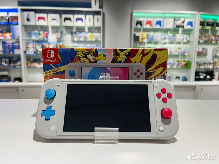 Прошитый Nintendo Switch Lite Zacian и Zamazenta