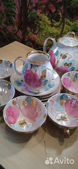 Чайный сервиз СССР агашки дулево 1970