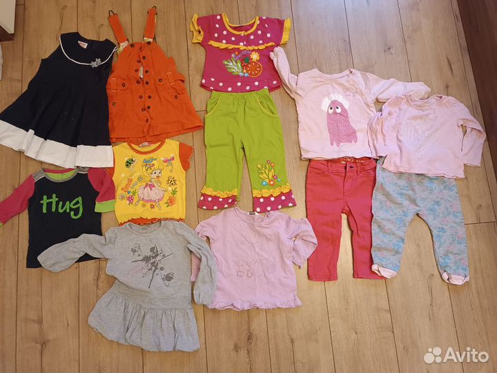 Пакет вещей на девочку 74-80