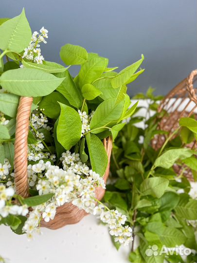 Сумка корзинка плетеная