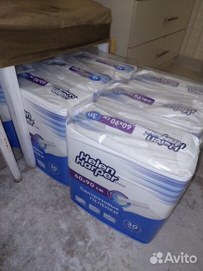 Пеленки одноразовые 60х90 30 штук