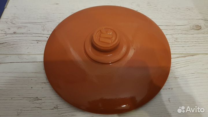 Крышка от сотейника ломоносовская керамика