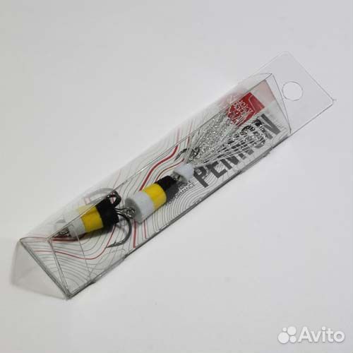 Приманка джиг. LJ pennon 12 бел./жел./чер. в блист