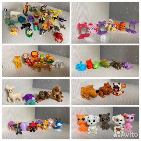 Игрушки из киндер сюрприза пакетом