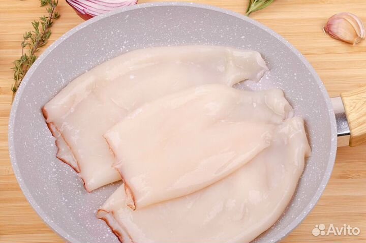 Командорский Кальмар филе с/м блок 600гр