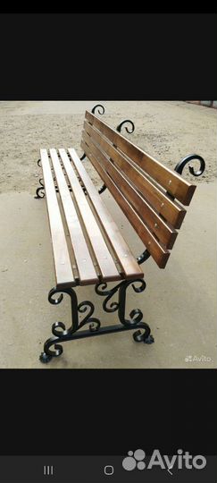 Лавка кованая