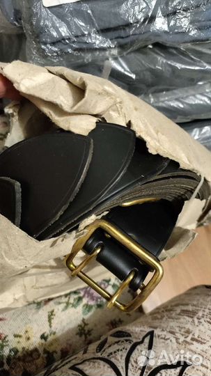 Ремни новые кожаные